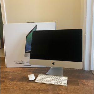 Apple iMac computer Model A1418 silver